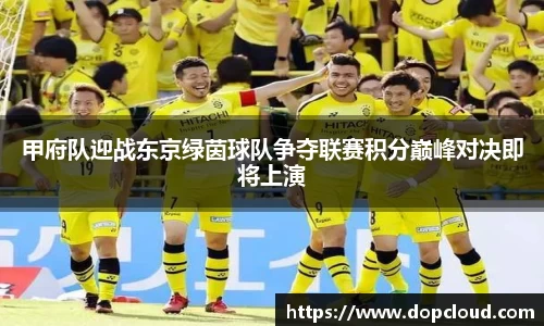 甲府队迎战东京绿茵球队争夺联赛积分巅峰对决即将上演